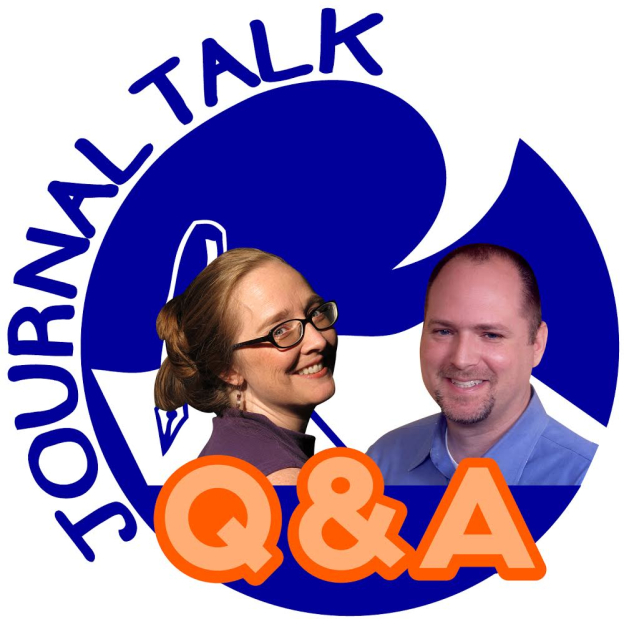 JournalTalk Q&A Podcast Logo with Heather Seversen